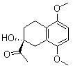 1-[(2R)-1,2,3,4-Tetrahydro-2-hydroxy-5,8-dimethoxy-2-naphthalenyl]-ethanone molecular structure (CAS 41098-96-8)