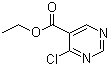结构式 CAS# 41103-17-7, 4-氯嘧啶-5-甲酸乙酯