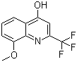 结构式 CAS# 41192-84-1, 8-甲氧基-4-羟基-2-(三氟甲基)喹啉