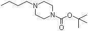 structure of CAS# 412293-87-9, 1-Boc-4-butylpiperazine;4-Butylpiperazine-1-carboxylic acid tert-butyl ester