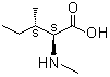 N-甲基-L-异亮氨酸分子结构 (CAS 4125-98-8)
