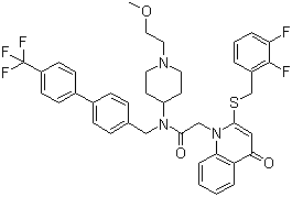 Rilapladib molecular structure (CAS 412950-08-4)