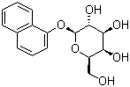 结构式 CAS# 41335-32-4, 1-萘基 beta-D-吡喃半乳糖苷