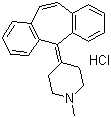 盐酸赛庚啶分子结构 (CAS 41354-29-4)