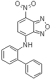 N-([1,1'-Biphenyl]-2-yl)-7-nitrobenzo[c][1,2,5]oxadiazol-4-amine molecular structure (CAS 413611-93-5)