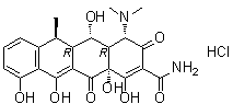 6-Epidoxycycline hydrochloride molecular structure (CAS 41411-66-9)