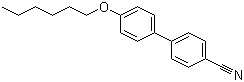 4'-(Hexyloxy)-4-biphenylcarbonitrile molecular structure (CAS 41424-11-7)
