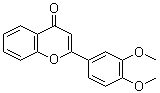 2-(3,4-二甲氧基苯基)-4H-色烯-4-酮分子结构 (CAS 4143-62-8)