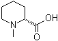 (R)-1-Methyl-2-piperidinecarboxylic acid molecular structure (CAS 41447-17-0)
