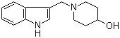 1-(1H-Indol-3-ylmethyl)-4-piperidinol molecular structure (CAS 414881-63-3)
