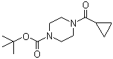 4-Cyclopropanoylpiperazine-1-carboxylic acid tert-butyl ester molecular structure (CAS 414910-15-9)