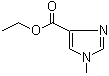 1-甲基-1H-咪唑-4-羧酸乙酯分子结构 (CAS 41507-56-6)