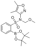 2-(N-(4,5-二甲基异恶唑-3-基)-N-甲氧基甲基苯磺酰胺)-硼酸频哪醇酯分子结构 (CAS 415697-56-2)