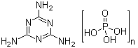 Melamine-phosphate molecular structure (CAS 41583-09-9)