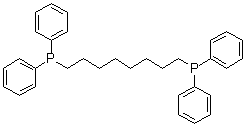 结构式 CAS# 41625-30-3, 1,8-双(二苯基膦基)辛烷