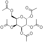 alpha-D-Galactopyranose 1,2,3,4,6-pentaacetate molecular structure (CAS 4163-59-1)