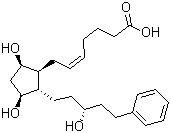 结构式 CAS# 41639-83-2, 拉坦前列腺素(游离酸)