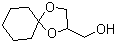 1,4-Dioxaspiro[4.5]decane-2-methanol molecular structure (CAS 4167-35-5)