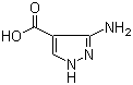 3-Aminopyrazole-4-carboxylic acid molecular structure (CAS 41680-34-6)