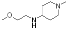 N-(2-Methoxyethyl)-1-methyl-4-piperidinamine molecular structure (CAS 416887-38-2)