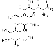 Chitotriose molecular structure (CAS 41708-93-4)