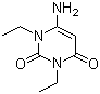 6-氨基-1,3-二乙基-2,4(1H,3H)-嘧啶二酮分子结构 (CAS 41740-15-2)