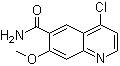 4-Chloro-7-methoxyquinoline-6-carboxamide molecular structure (CAS 417721-36-9)