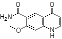 1,4-Dihydro-7-methoxy-4-oxo-6-quinolinecarboxamide molecular structure (CAS 417724-81-3)