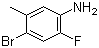 structure of CAS# 418762-26-2, 4-Bromo-2-fluoro-5-methylaniline