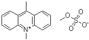9,10-Dimethylacridinium methyl sulfate molecular structure (CAS 41922-14-9)