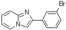 2-(3-溴苯基)咪唑并[1,2-a]吡啶分子结构 (CAS 419557-33-8)