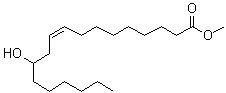Methyl 12-hydroxyoleate molecular structure (CAS 41989-07-5)