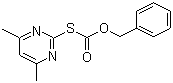 结构式 CAS# 42116-21-2, Z-试剂; 4,6-二甲基嘧啶-2-硫基甲酸苄酯