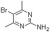 2-Amino-5-bromo-4,6-dimethylpyrimidine molecular structure (CAS 4214-57-7)