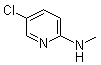 结构式 CAS# 4214-80-6, 5-氯-N-甲基-2-吡啶胺