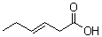 3-Hexenoic acid molecular structure (CAS 4219-24-3)