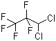 3,3-Dichloro-1,1,1,2,2-pentafluoropropane molecular structure (CAS 422-56-0)