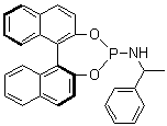 结构式 CAS# 422509-53-3, (11bS)-N-(1-苯基乙基)-联萘并[2,1-d:1',2'-f][1,3,2]二氧磷杂七环-4-胺