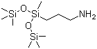 3-氨基丙基二(三甲基硅氧基)甲基硅烷分子结构 (CAS 42292-18-2)