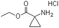 1-Aminocyclopropane-1-carboxylic acid ethyl ester hydrochloride molecular structure (CAS 42303-42-4)