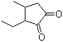 4-Methyl-3-ethylcyclopentane-1,2-dione molecular structure (CAS 42348-12-9)