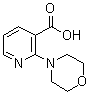 2-(Morpholin-4-yl)nicotinic acid molecular structure (CAS 423768-54-1)