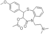 地尔硫卓分子结构 (CAS 42399-41-7)