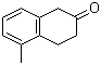 structure of CAS# 4242-15-3, 5-Methyl-2-tetralone;5-Methyl-3,4-dihydro-1H-naphthalen-2-one