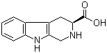 structure of CAS# 42438-90-4, L-1,2,3,4-Tetrahydronorharman-3-carboxylic acid;(S)-2,3,4,9-Tetrahydro-1H-pyrido[3,4-b]indole-3-carboxylic acid