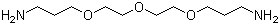 structure of CAS# 4246-51-9, Diethylene glycol bis(3-aminopropyl) ether;4,7,10-Trioxa-1,13-tridecanediamine; 3-{2-[2-(3-Aminopropoxy)ethoxy]ethoxy}-1-propanamine