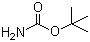 结构式 CAS# 4248-19-5, 氨基甲酸叔丁酯