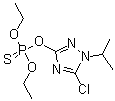 结构式 CAS# 42509-80-8, 氯唑磷