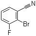 2-Bromo-3-fluorobenzonitrile molecular structure (CAS 425379-16-4)