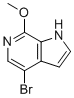 structure of CAS# 425380-37-6, 4-bromo-7-methoxy-1H-pyrrolo[2,3-c]pyridine